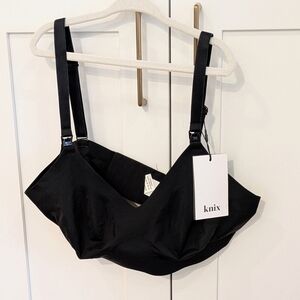 Knix Nursing Black Bra